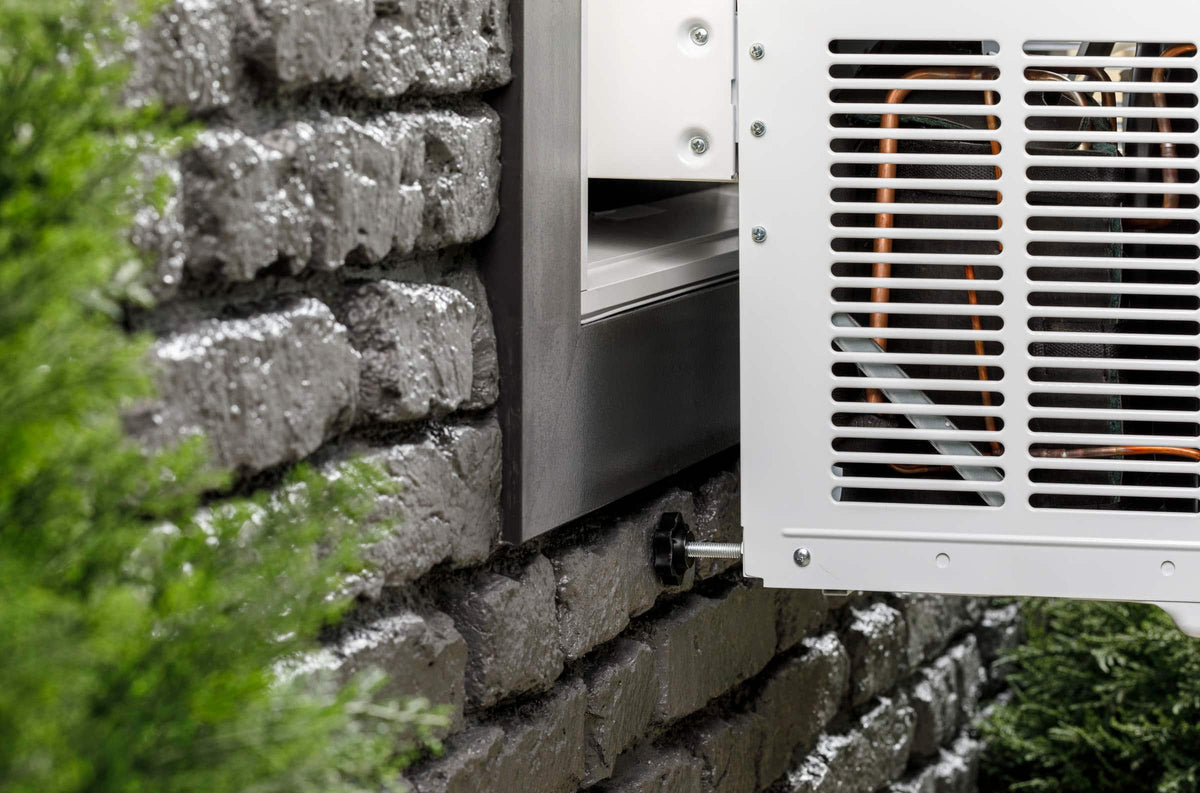 GE Profile - ClearView 350 Sq. Ft. 8,300 BTU Smart Ultra Quiet Window Air Conditioner - White