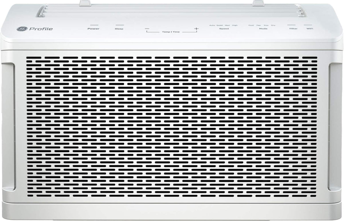 GE Profile - ClearView 350 Sq. Ft. 8,300 BTU Smart Ultra Quiet Window Air Conditioner - White