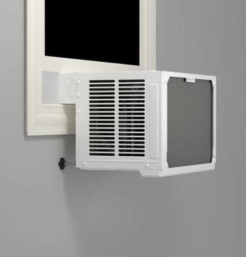 GE Profile - ClearView 350 Sq. Ft. 8,300 BTU Smart Ultra Quiet Window Air Conditioner - White