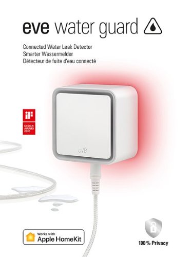 Eve - Water Guard - Connected Water Leak Detector - White