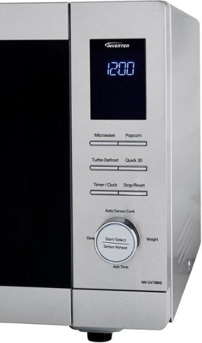 Panasonic - NN-SV79MS 1.4 Cu. Ft. Countertop Microwave Oven with Inverter Technology and Alexa compatibility - Stainless Steel