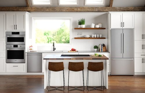 Bosch - 500 Series 30" Built-In Double Electric Combination Microwave and Wall Oven with Convection - Stainless Steel