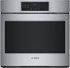 Bosch - 800 Series 30" 4.6 Cu. Ft. Built-In Single Electric Smart Wall Oven with True Convection - Stainless Steel