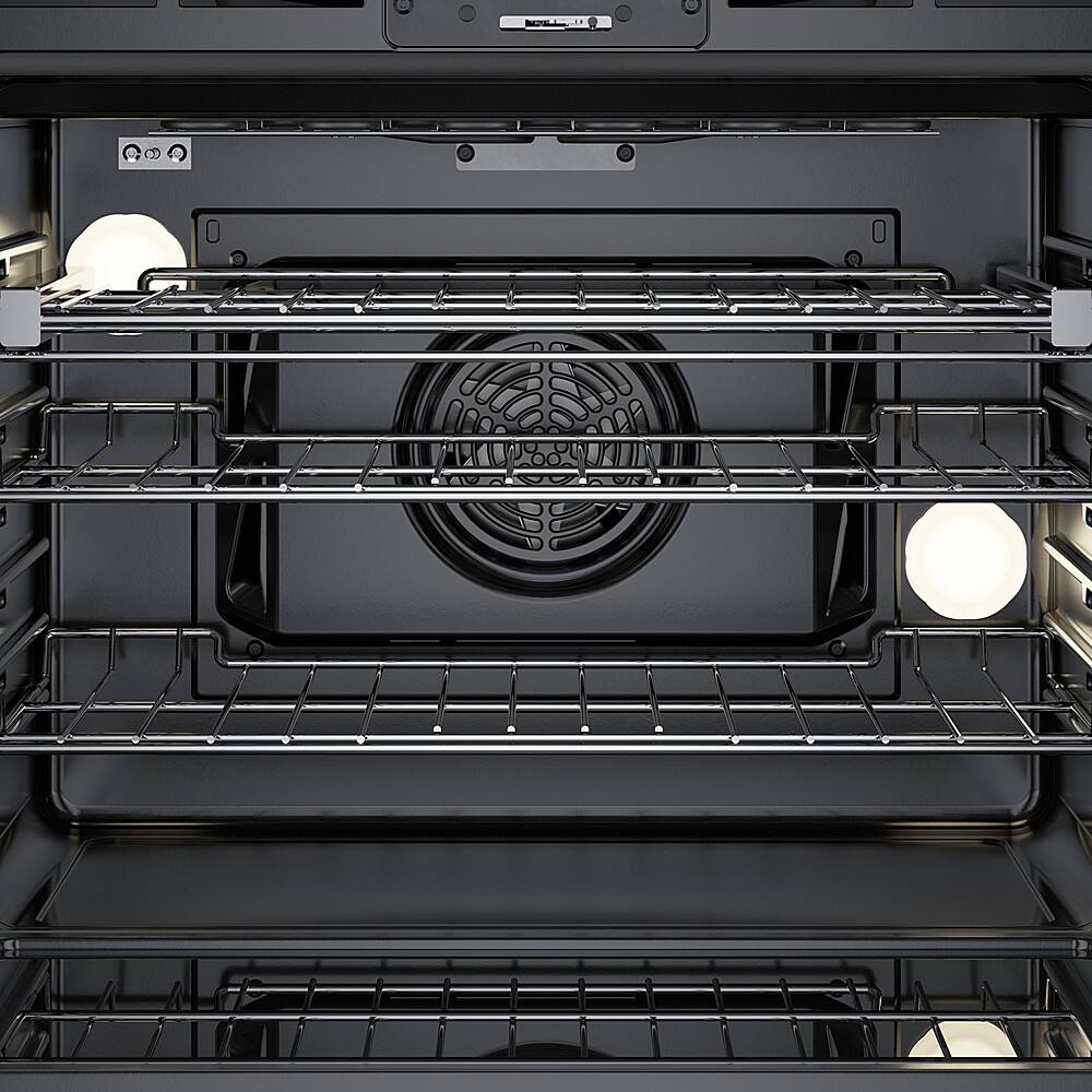 Bosch - 800 Series 30" 4.6 Cu. Ft. Built-In Single Electric Smart Wall Oven with True Convection - Stainless Steel