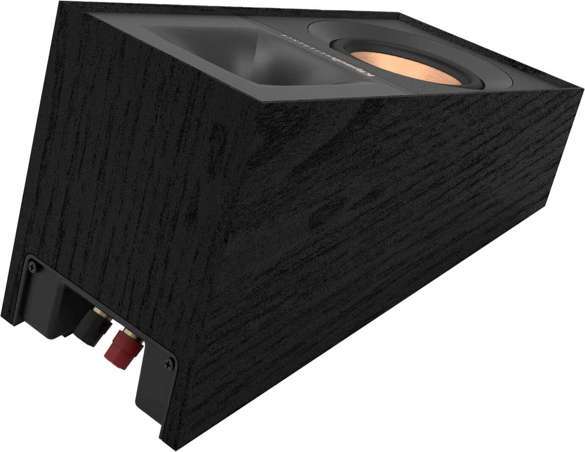 Klipsch - R-40SA Reference Series 4" 100-Watt Passive 2-Way Height Channel Speakers (Pair) - Black