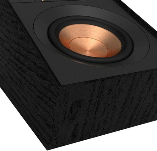 Klipsch - R-40SA Reference Series 4" 100-Watt Passive 2-Way Height Channel Speakers (Pair) - Black
