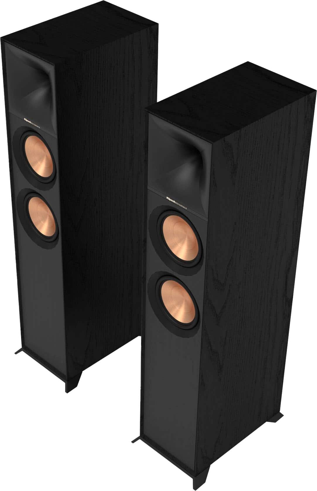Klipsch - R-600F Reference Series Dual 6-1/2" 400-Watt Passive 2-Way Floor Speaker (Each) - Black