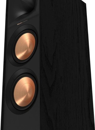 Klipsch - R-600F Reference Series Dual 6-1/2" 400-Watt Passive 2-Way Floor Speaker (Each) - Black