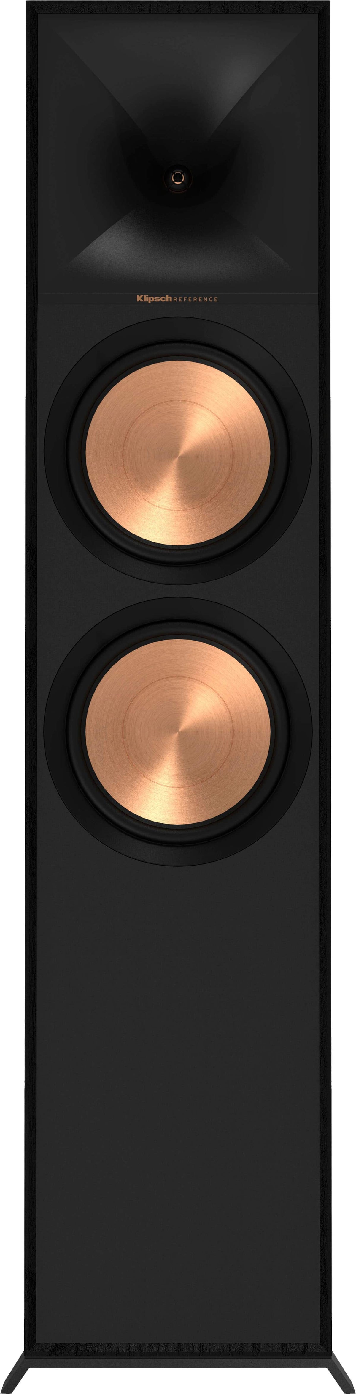Klipsch - R-800F Reference Series Dual 8" 600-Watt Passive 2-Way Floor Standing Speaker (Each) - Black