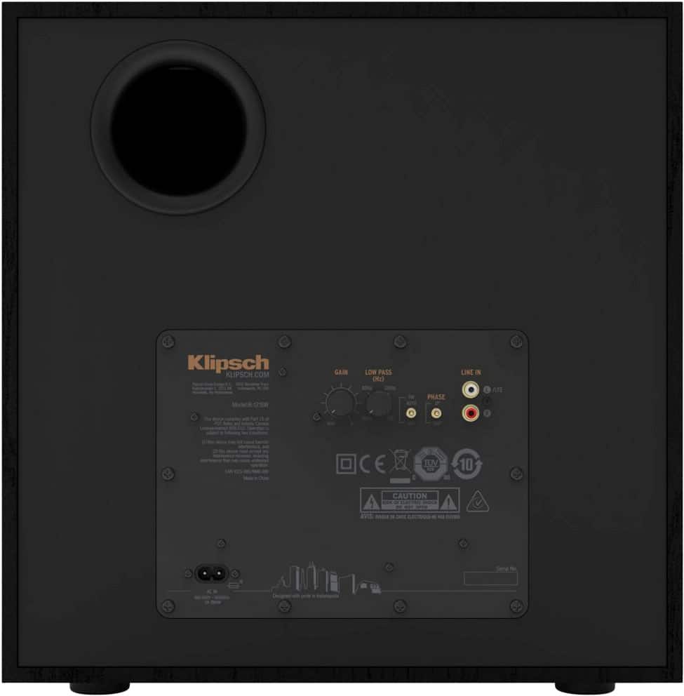 Klipsch - R-121SW Reference Series 12" 400W Powered Subwoofer - Black