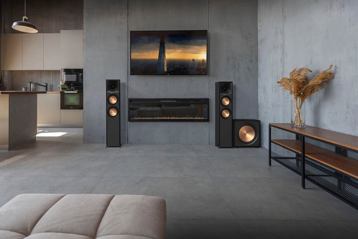Klipsch - R-121SW Reference Series 12" 400W Powered Subwoofer - Black