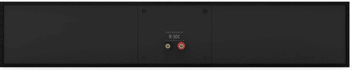 Klipsch - R-30C Reference Series Quad 3-1/2" 400-Watt Passive 2-Way Center-Channel Speaker - Black