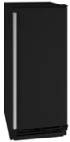 U-Line - 15” Crescent Ice Maker - Black