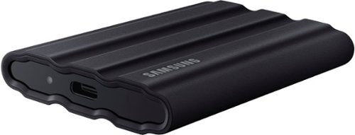 Samsung - T7 Shield 1TB, External USB 3.2 Gen 2 Rugged SSD IP65 Water Resistant - Black