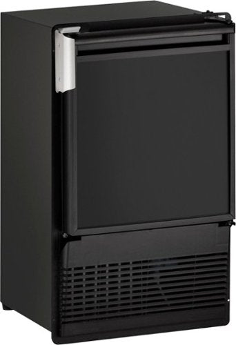 U-Line - 14" 23-lb Freestanding Ice Maker - Black