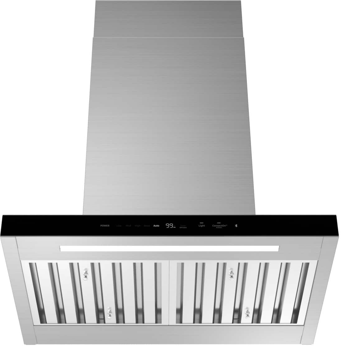 Dacor - 30 inches - Externally Vented - Wall Range Hood - Silver Stainless Steel