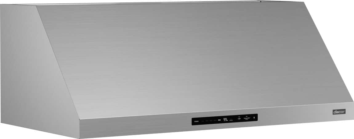 Dacor - 48 inches - Externally Vented - Wall Range Hood - Silver Stainless Steel
