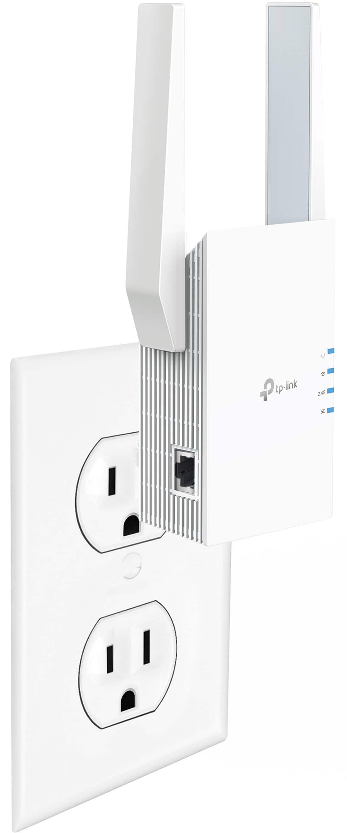 TP-Link - AX3000 Dual-Band Wi-Fi 6 Range Extender - White