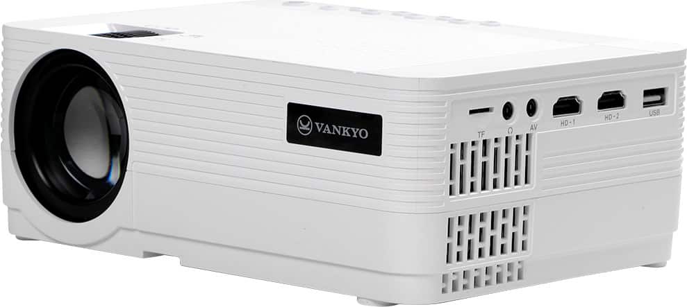 Vankyo - Leisure 470 Pro Native 1080P Wireless Single LCD Mini Projector - White