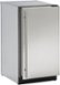 U-Line - 18" 30-Lb Freestanding Icemaker with Pump Included - Stainless Solid