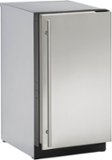 U-Line - 18" 30-Lb Freestanding Icemaker with Pump Included - Stainless Solid