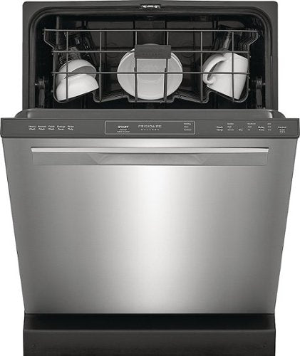 Frigidaire - Gallery 24" Built-In Dishwasher with MaxBoost Dry Technology, 52dba - Stainless Steel