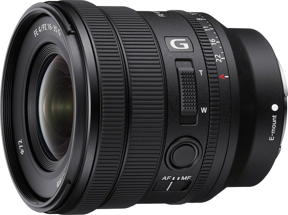Sony - Alpha FE PZ 16-35mm F4 G Full-Frame Constant-Aperture Wide-Angle Power Zoom G Lens - Black
