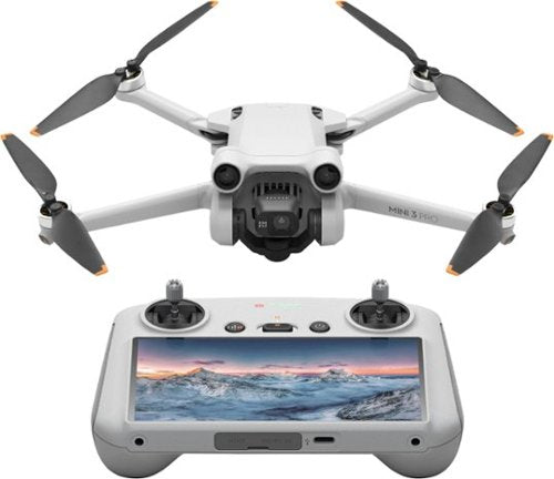 DJI - Geek Squad Refurbished Good - Mini 3 Pro and Remote Control with Built-in Screen - Gray