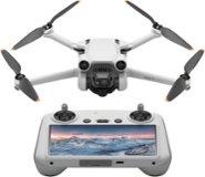 DJI - Geek Squad Refurbished Good - Mini 3 Pro and Remote Control with Built-in Screen - Gray