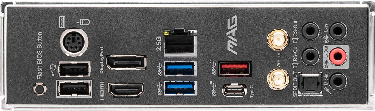 MSI - B550 TOMAHAWK MAX WIFI (Socket AM4) AMD B550 ATX DDR4 Wi-Fi 6E Motherboard - Black