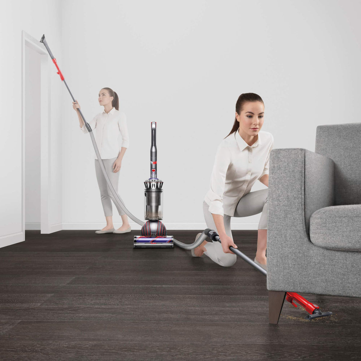 Dyson - Ball Animal 3 Upright Vacuum with 2 accessories - Nickel/Silver