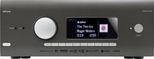 Arcam - AVR31 1260W 7.1 Ch. Bluetooth capable With Google Cast and 8K Ultra HD HDR Compatible A/V Home Theater Receiver - Gray