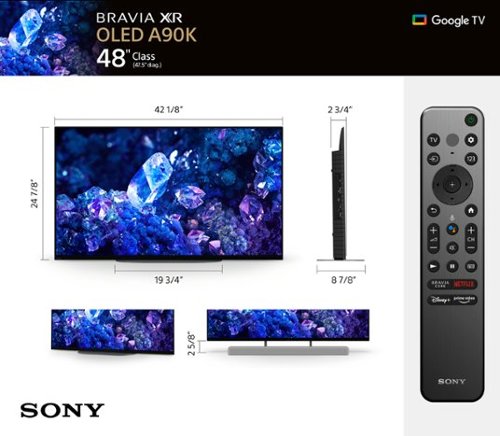 Sony - 48" Class BRAVIA XR A90K OLED 4K UHD Smart Google TV (2022)