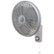 Lasko - 16" Oscillating Wall Mount Fan with Anti-Rust Grills - Gray