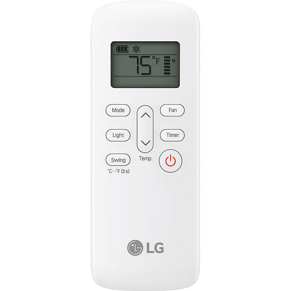 LG - 250 Sq. Ft. 6,000 BTU DOE Portable Air Conditioner - White