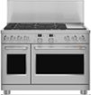 Monogram - 48" Professional 12" Backsplash - Stainless Steel