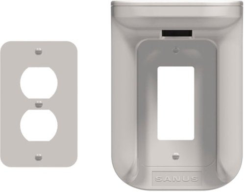 Sanus - Small Device Outlet Speaker Mount - White