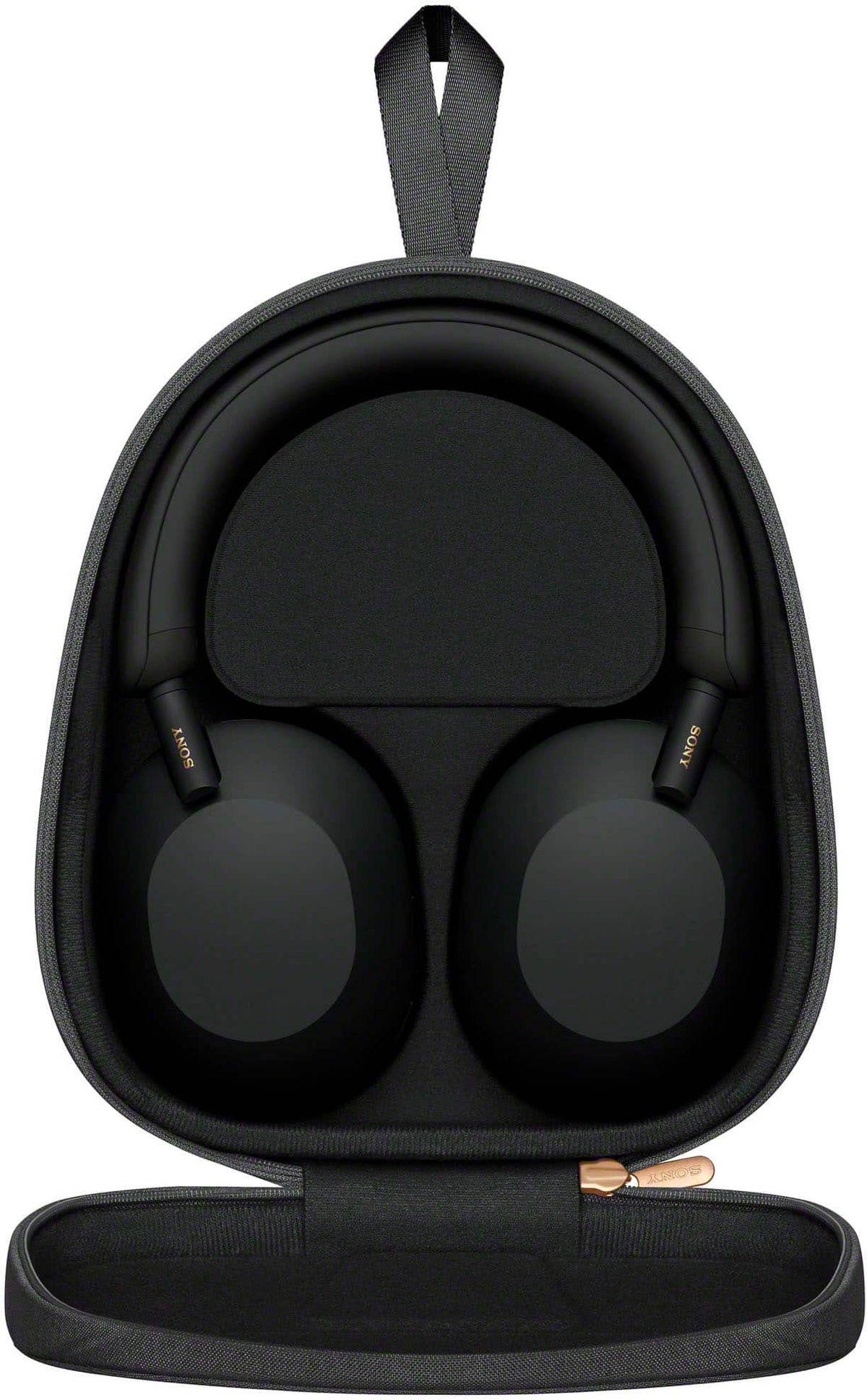 Sony - WH-1000XM5 Wireless Noise Cancelling Over-the-Ear Headphones - Black