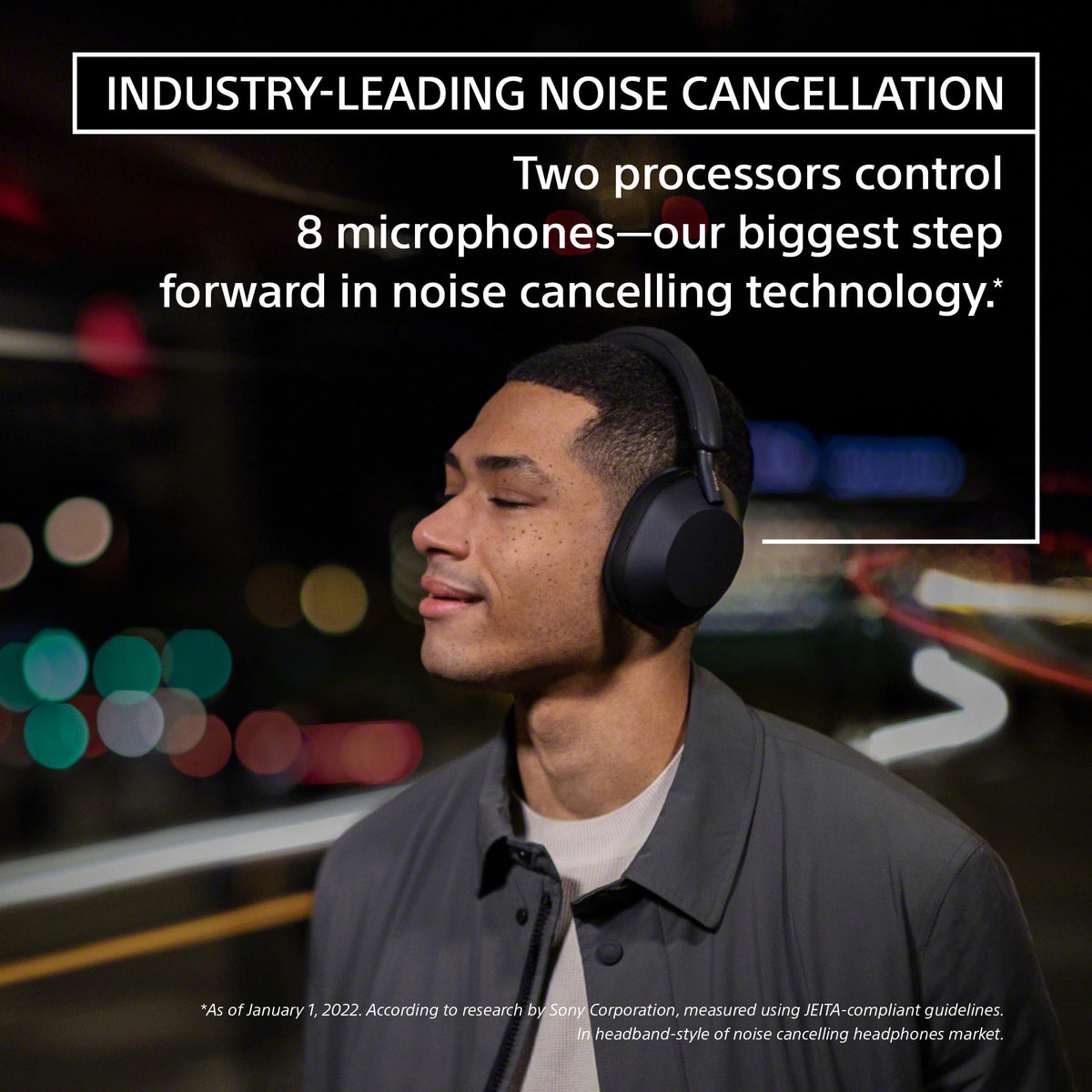 Sony - WH-1000XM5 Wireless Noise Cancelling Over-the-Ear Headphones - Black