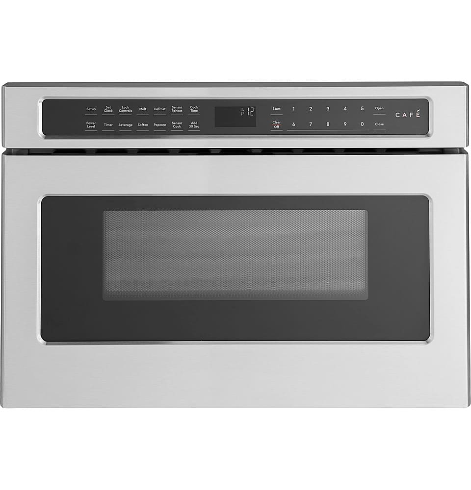 Café - 1.2 Cu. Ft. Built-In Drawer Microwave with Sensor Cook and Sensor Reheat - Stainless Steel