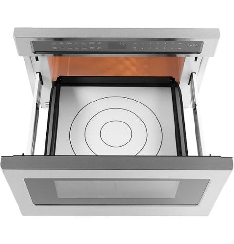 Café - 1.2 Cu. Ft. Built-In Drawer Microwave with Sensor Cook and Sensor Reheat - Stainless Steel