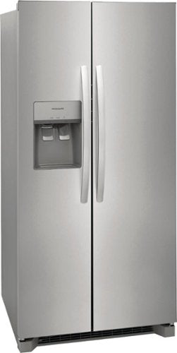 Frigidaire - 33 in. Wide 22.3 Cu. Ft. Side-by-Side Refrigerator - Stainless Steel
