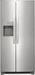 Frigidaire - 33 in. Wide 22.3 Cu. Ft. Side-by-Side Refrigerator - Stainless Steel