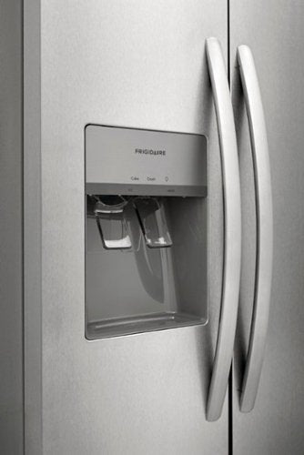 Frigidaire - 33 in. Wide 22.3 Cu. Ft. Side-by-Side Refrigerator - Stainless Steel