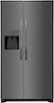 Frigidaire - 36 in. Wide 25.6 Cu. Ft. Side-by-Side Refrigerator with EvenTemp Cooling System - Black Stainless Steel