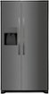 Frigidaire - 36 in. Wide 25.6 Cu. Ft. Side-by-Side Refrigerator with EvenTemp Cooling System - Black Stainless Steel