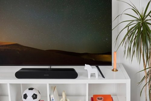 Sonos - Ray All-in-One Soundbar for TV and Music - Black