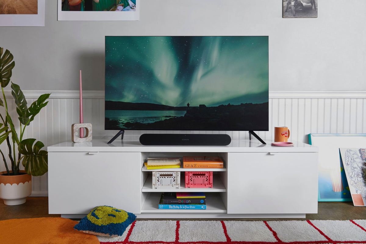 Sonos - Ray All-in-One Soundbar for TV and Music - Black