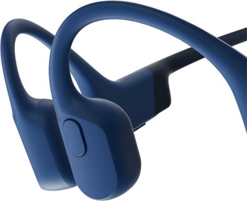 Shokz - OpenRun Wireless Bone Conduction Open-Ear Bluetooth Endurance Headphones (USB-Charging) - Blue
