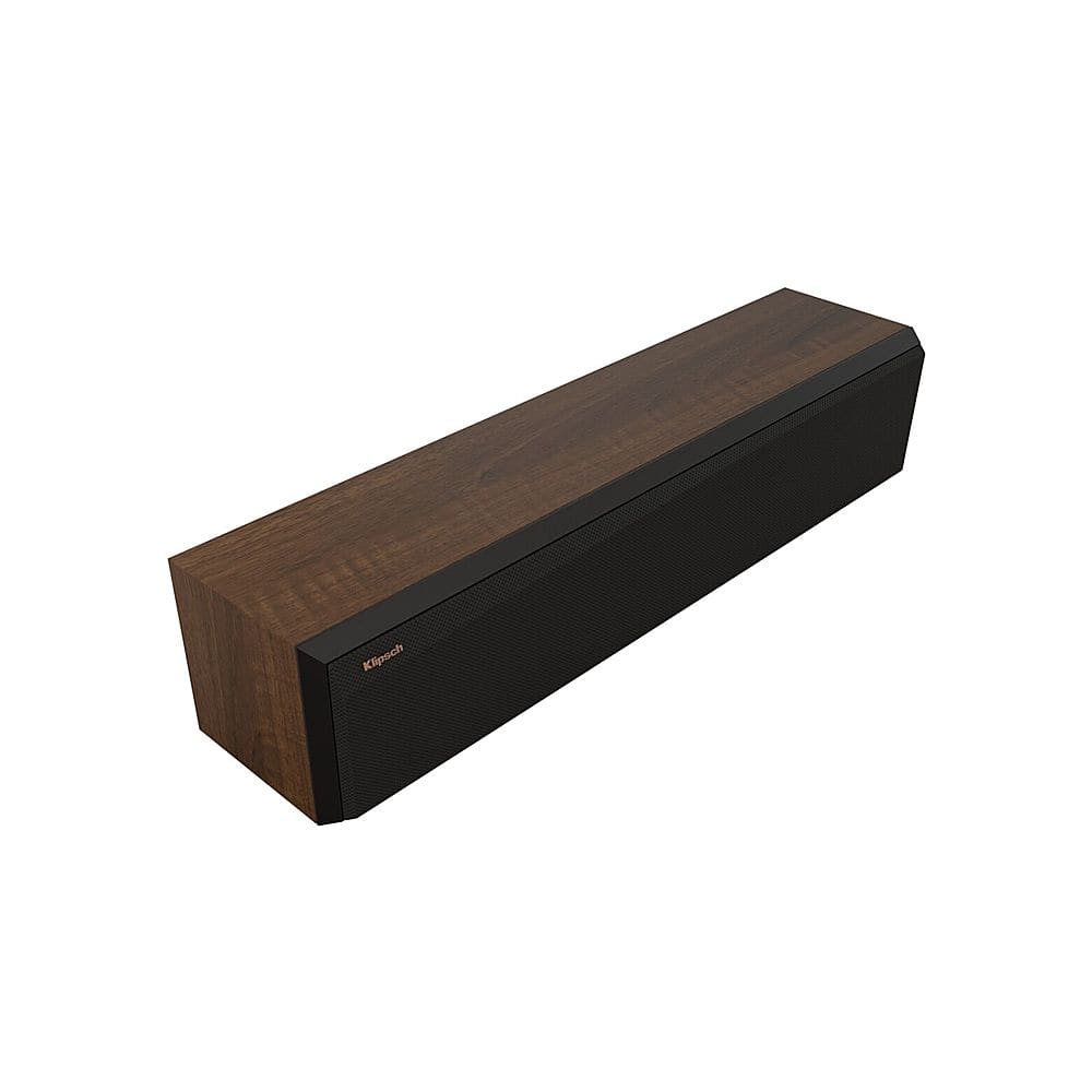 Klipsch - RP-404C II Reference Premiere Series Quad 4" 500-Watt Passive 2-Way Center-Channel Speaker - Walnut